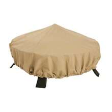Classic Accessories 58992 Terrazzo Fire Pit Cover, Round - arena - Ver 6