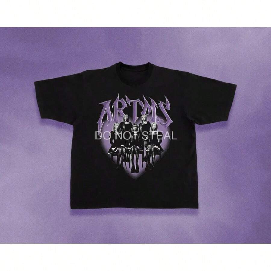 Camiseta ARTMS, Mercancía para Gira de Conciertos - Negro - Ver 1