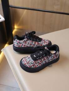 Pantofi sport din material textil confortabili pentru copii 2026, de înaltă calitate, respirabili, cu bot larg, pantofi casual pentru băieți și fete - Negru - Vizualizare 7