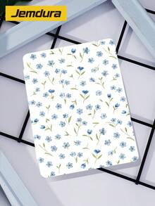 INS风格简约蓝色花卉印花保护套，适用于Kindle NK 11/Kindle儿童版/Kindle Paperwhite 5、Kindle 2024，轻薄便携，具备自动唤醒/睡眠功能，完美贴合保护您的阅读设备，是送给孩子/家人的理想礼物。 - 彩色 - 查看 12
