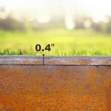 Metal Patio Fence, Garden Lawn Fencing, Available In 5m/10m/20m Lengths - Metal Version - View 3