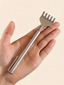 1 cái dụng cụ cạo Gua Sha chống ngứa điều chỉnh được, dụng cụ massage lưng thủ công cho người cao tuổi và trung niên - Bạc - Xem 8