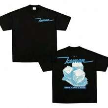 ropa de mujer  "Ice Man" Drake Retro 3.0 T-Shirt, Camiseta de Rap Unisex, Camiseta de Rap, Camiseta para Fanáticos de la Música, Regalo de Mercancía de Rapero, Regalo para Él, Regalo para Ella, Camiseta Estampada Y2K para Mujer y Hombre, Ropa de Cuello Redondo, Regalo para el Día de la Madre, camisas de mujer - Negro - Ver 3