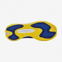 Under Armour Curry HOVR Splash 3 缓震科技，透气耐穿的男士低帮篮球鞋。 - 藍色/黃色 - 查看 4