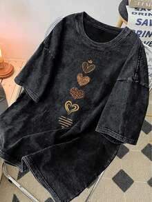 Nuevo modelo 2026,% algodón lavado, estilo casual urbano, adecuado para fiestas o festivales, tela suave y transpirable, diseño de patrón moderno, unisex, ligero y cómodo de llevar, diseño retro de moda. - Negro y gris - Ver 4