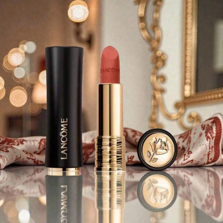 Lancôme L'Absolu Rouge Drama Matte Lipstick | 2026 New Formula Velvet Matte Lip Color | Infused With Rose Extracts & Hyaluronic Acid | Iconic Long-Wear Shades 158 200 230 271 292 336 | Luxury French Beauty Essentials - 200 - 查看 1