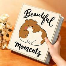 6-Inch Photo Album, Large Capacity 200 Pockets, Velvet Material, Suitable For Family, Wedding, Anniversary, Travel, Graduation, Ideal Gift - 1PC - View 8