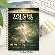 1 Tai Chi Walking Advanced Edition: 28-Day Plan | 10 Minutes Daily Practice, Step-By-Step Illustrated Movements, Aims To Improve Balance And Overcome Fear Of Falling | Rolled, Paperback - A5 - View 3