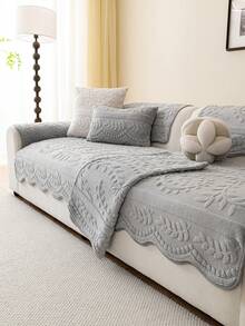 1 chiếc đệm sofa nhung jacquard mềm mại, chống trượt, thân thiện với thú cưng, phiên bản mùa đông, dày dặn, ấm áp, phù hợp cho sofa 1-4 chỗ ngồi, có thể giặt máy. - Nhiều màu - Xem 9