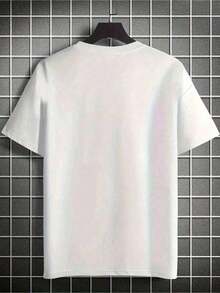 Women's Casual Fitted T-Shirt With "Just A Girl Who Loves To Dance" Print, Breathable And Comfortable, Short Sleeve, Round Neck, Heart Print, Soft Cotton, Perfect For Everyday Wear And Dance Classes, Urban Style - 白色 - 查看 2