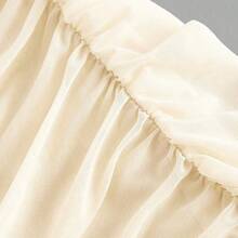 YijiaNvz  MOD Vestido asimétrico con volantes sin mangas de estilo retro para mujer - Blanco - Ver 4