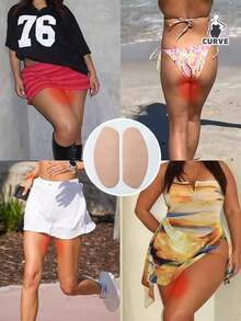5 Pairs Women's Thigh Anti-Chafing Pads, Invisible Breathable Inner Thigh Protection Stickers, Comfortable Anti-Rubbing Thigh Patches For Plus Size, Curvy Body, Workouts, Travel, Dresses & Daily Wear, Summer Dress Essentials, Travel Comfort Patches - Multicolor - View 6