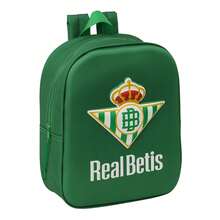 Real Betis Balompié حقيبة ظهر مدرسية ثلاثية الأبعاد 22 * 27 * 10 سم (5.9 لتر)، ريال بيتيس بالومبيه، تصميم أمامي مشكل حراريًا، حجيرة رئيسية مزودة بسحاب، أشرطة كتف مبطنة، جيب للزجاجة وبطاقة هوية - متعدد الألوان - مشاهدة 1