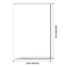 Lámina de acrílico Plexiglás, paquete de 2 láminas de plástico, 61 x 91 cm (24 x 36 pulgadas), 6 mm (1/4 de pulgada) de grosor, plástico transparente fundido, vidrio para proyectos de manualidades, vidrio de repuesto para marcos de fotos, exhibición DIY, fácil de cortar. - Acrílico transparente, 2 piezas, 24*36" - Ver 10