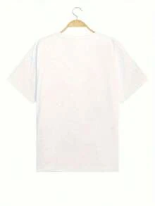 Playeras casuales de mujer con estampado de figura, camiseta de cuello redondo, camiseta casual de manga corta, ropa de mujer para primavera y verano, camisetas gráficas, ropa occidental para hombre, camisas para hombre, camisetas gráficas, ropa de mujer, tops de verano, ropa de verano, camisetas gráficas, ropa . - Blanco - Ver 2