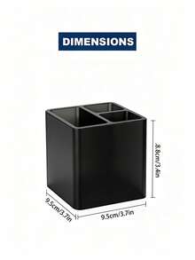 Giá đỡ bàn chải đánh răng và kem đánh răng điện bằng silicon dành cho phòng tắm, thiết kế 3 khe, phù hợp với mặt bàn phòng tắm, khu vực vòi sen và bàn trang điểm. - Nhiều màu - Xem 15