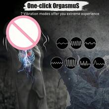 9.05 Inch Realistic Dildo Vibrator Clit Stimulation Vibrating G-Spot Massager Vagina Stimulator Nipples Clitoris Massage Wand Adult Rechargeable Sex Toys For Women Masturbation Couples - 均碼 - 查看 4