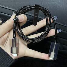 4个TPU线缆保护套，耐用TPU材质线缆套管，兼容苹果18W/20W充电器，保护充电线免受损坏 - 彩色 - 查看 3