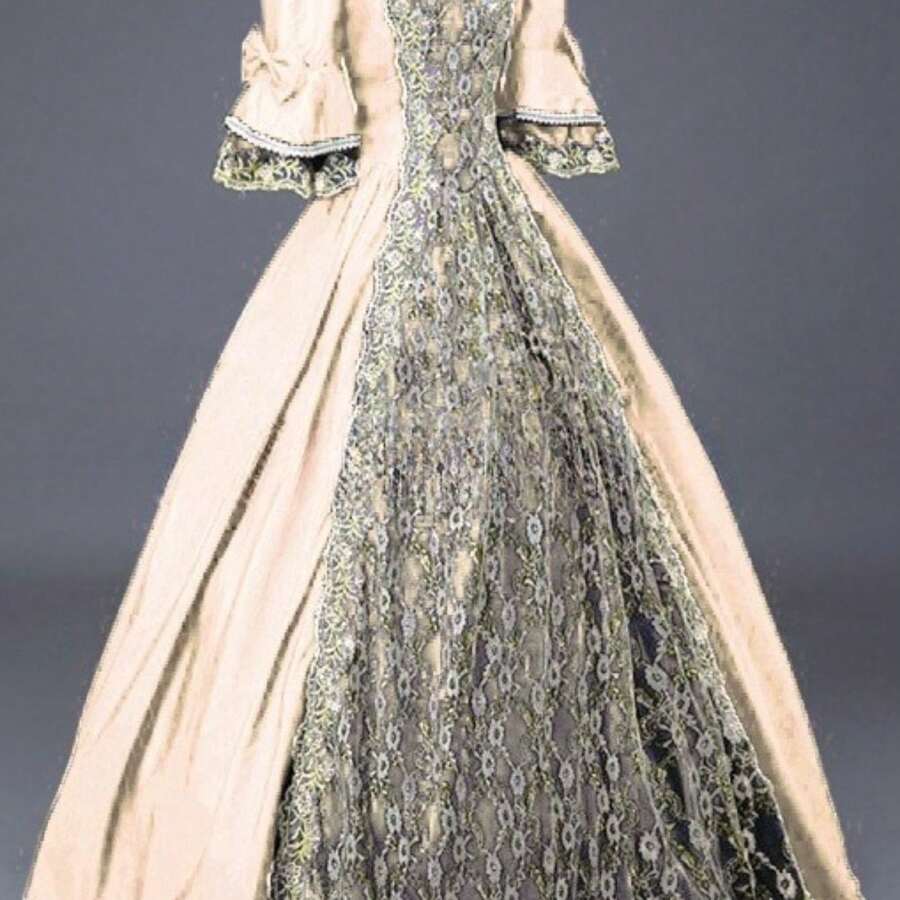 Plus Size - Plus Size - HERATALK Plus-Size Women'S Dress, 15-Color Victorian Style Dress, European And American Retro Court Noble Evening Performance Dress, COS Dress, Ball Dress, Muslim Dress - 杏色 - 查看 1