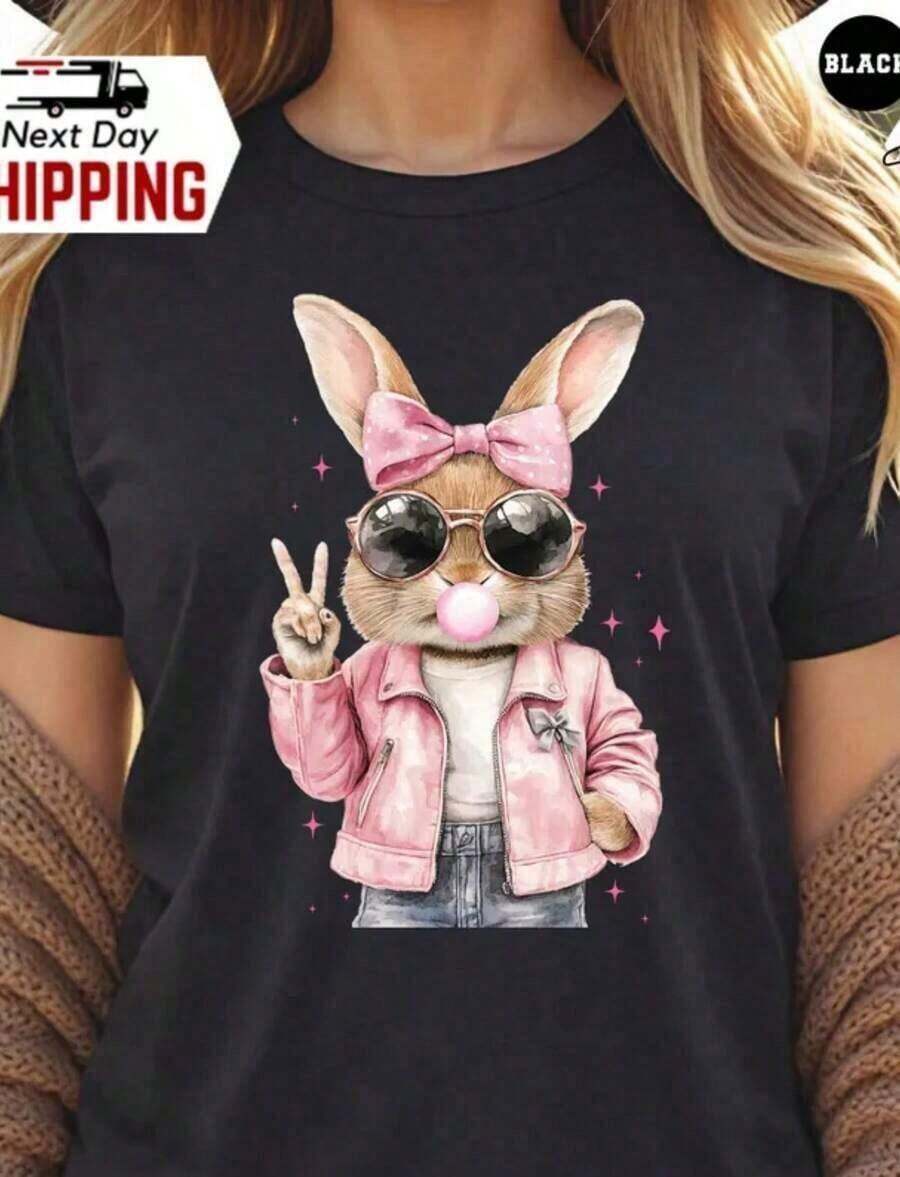 2026 Fashion Women's Quality Casual Cotton T-Shirt, Summer Tops, High School Musical The Series East High Mascot Logo T-Shirt, Gift T-Shirt For Family Trips, WaltWorld Women's Birthday Tops, Unisex Basic T-Shirt - 黑色 8 - 查看 1