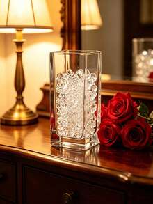 50/100/200 Pcs Acrylic Faux Ice Stones, Fake Gemstone Diamond Fillers, Small Vase Filler & Table Scatters For Fish Tank, Jewelry Box, Teacher's Day, Spring Party, Wedding, Photography Props, Home Decor - Multiple Items - View 7