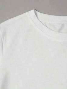 Camiseta de manga corta para mujer con temática de póker - Estampado de as de picas - Ropa de verano - Camiseta oversize - Streetwear - Casual - Cuello redondo - Algodón - Moda - Conjuntos de verano para mujer - Camiseta holgada - Atuendo diario - Blanco - Ver 4