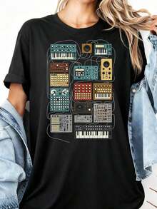 Electronic Synthesizers For Musicians And Drum Machine -1 Breathable And Comfortable - Black 5 - View 2