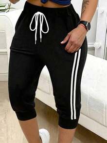 Pantalones de primavera para mujer, ropa de resort - Negro 4 - Ver 3