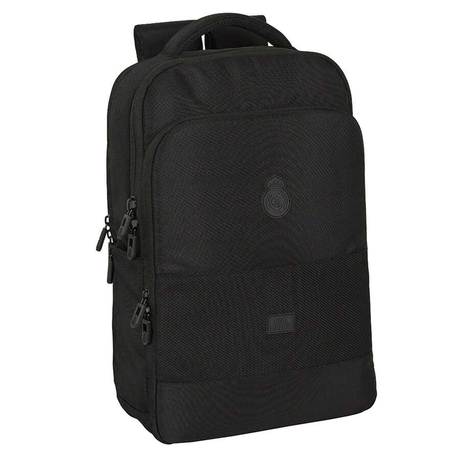Safta | School Backpack Madrid With Flap And USB Compartment For Laptop 13.6″ Double Padded Compartment, Integrated USB, Hidden Anti-Theft Zipper, Organizer, Bottle Holder, Ergonomic, 3″ - Option 2 - View 1