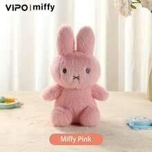 MIFFY 官方米菲兔毛绒玩具 25厘米 50厘米 可爱兔子毛绒动物 柔软睡眠伴侣枕头 舒缓拥抱玩偶 可爱卧室装饰 舒适玩具 抓娃娃机奖品 女孩生日礼物 - 彩色 - 查看 14