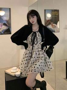 Women Two-Piece Outfits - Apricot - View 4