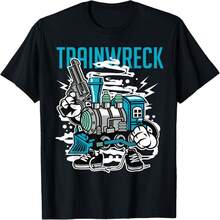 Strain Cartoon Characters, Trainwreck T-Shirt T-Shirt - Black - View 1