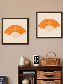 1pc/2pcs/10pcs Wedding Decoration Folding Fan, A Low-Key And Simple Gift, Suitable For Parties, Weddings, Ceremonies, Home Decoration, Or As A Gift For Others, As A Performance Prop; Suitable For DIY, Suitable For Party Themes Or Creating Unique Designs, 2 Pieces Summer Fan Set, Simple Paper Fan Set, Suitable For Holiday Party Gifts, School Handmade Homework Props, Wedding Photography Props, Wedding Souvenirs - Multicolor - View 8