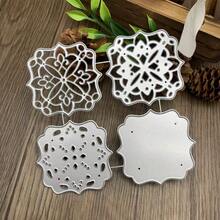 Hollow Frame Metal Cutting Dies For Card Making, Asymmetrical Pattern Cutting Dies, Metal Cutting Dies, Handmade Photo Album Decoration Dies, DIY Embossing And Etching Craft Templates - MC925 - View 2
