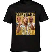 Limited Cooking With Flo T-Shirt Florence Pugh Shirt GT4 - Negro - Ver 1