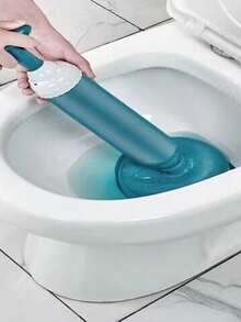 1pc High Pressure Toilet Plunger - Air Powered Drain Cleaner, Manual Unclog Tool For Bathroom & Kitchen Sink, Quick Clog Removal, No Battery Required, Portable Handheld Pipe Dredge Device, Easy To Use & Store, Plunger For Toilet - A - View 11