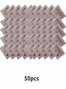 600片/25张 高品质防水透气美甲贴纸，强力粘胶果冻假指甲 - 粉色 - 查看 7