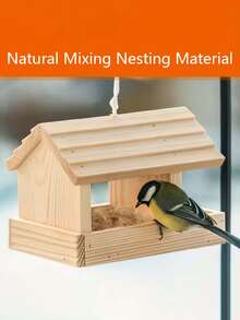 1pc Bird Nesting Material - Bird Nesting Pad, Hummingbird Nesting Material, Gold Wire Material, Finch Nesting Material, Parrot Nesting Material, Suitable For Bird Cages, Gardens And Tree Trunks, 40g - View 6
