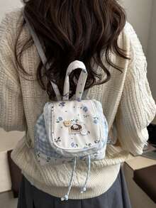 Women Fashion Backpacks - Blue - View 5
