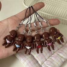 6pcs Natasha Funny Cartoon Character Phone Lanyard Pendant, Couple & Best Friend Gift Accessories - Multicolor - View 2
