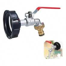 IBC Tank Adapter 1000L Coarse Thread 60mm To 15mm Dark Gold Adapter - 1 - View 5