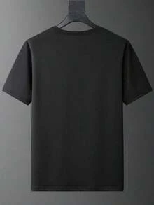 Oversize, Manga Corta27-[Circle]"SI NO LO ESCUCHASTE CON TUS PROPIAS OÍDOS NI LO VISTE CON TUS PROPIOS OJOS, NO LO INVENCIONES" Camiseta Casual de Verano para Mujer con Estampado - Moda Urbana Ligera - Estilo Vintage de Calle Unisex, Holgada, de Algodón, Manga Corta, Cuello Redondo, Estilo VeraniegoAlgodón 100% - Negro - Ver 2