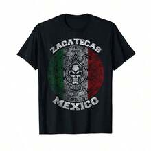 C1AmiS1eta Sixth Cycle Tops _ C1Alendario A1zteC1A de ZaC1AteC1As, C1Alavera Maya_ C1AmiS1eta con el símB1Olo del orgullo mexiC1Ano_ Color_ Negro_ Talla_ VariasEsta camiseta básica de algodón puro para mujer de 6405 g es suave y cómoda al tacto. Es apta para todo tipo de cuerpo, tanto para hombres como para mujeres. Su tejido resistente permite estampar diversos estampados, ofreciendo una sensación suave y una gran durabilidad. También es una chaqueta ligera ideal para que las mujeres la usen en cualquier estación del año y en diversas ocasiones. 2026 - Negro - Ver 1