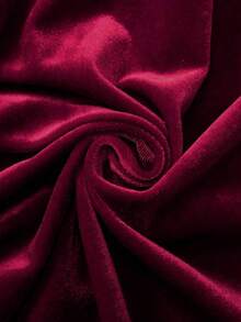 Vestido con cuello de halter y bajo de cola de sirena para mujer, vestido elegante sin espalda con pliegues sin mangas y ajuste ceñido color rosa intenso liso para fiestas y salidas nocturnas, vestido largo de mujer para primavera/verano - Rosa Fucsia - Ver 7