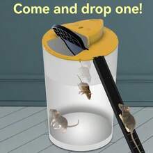 Flip-Top Automatic Reset Mouse Trap, PET Material Reusable Mouse Cage With Lid, Durable And Sturdy, Fits 5 Gallon Bucket, Home Mouse Control Tool, Suitable For Indoor, Outdoor, Yard, Warehouse, Kitchen, Efficient Rodent Control, Practical Home Essential - Flip-top Mousetrap - View 7