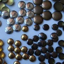 50pcs Hotfix Iron On Rivets, Metal Spikes Square Studs Rivets, Punk Rock Leather Craft Four Claw Rivets On Clothes Shoes Bracelets,Flat Back Pyramid Studs Glue On Metal Studs - Hot Rhinestones - View 2
