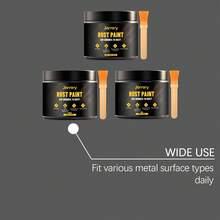 带刷子的防锈金属漆，快干耐高温防锈涂层，适用于家庭金属表面修复和保护，多种颜色可选 - 防鏽漆 - 查看 10