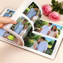 6-Inch Photo Album, Large Capacity 200 Pockets, Velvet Material, Suitable For Family, Wedding, Anniversary, Travel, Graduation, Ideal Gift - 1PC - View 2