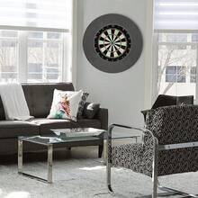 Protective Dartboard Darts Surround Wall Guard Protector Ring Plain Black 71cm - Default - View 8