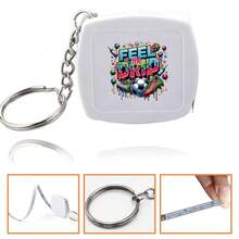Portable Mini Retractable Tape Measure With Keychain Double Sided Scale Soft Measuring Tapeline Pocket Sized Tape Measure For Sewing Tailor Body Measuring Crafting And Household Use Lightweight And Durable For Daily And Travel Convenience - White - View 22